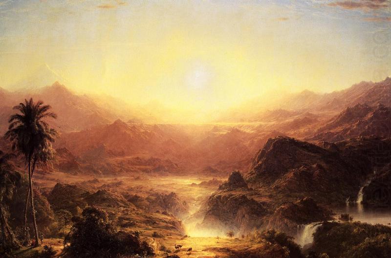 Andes of Eduador, Frederic Edwin Church